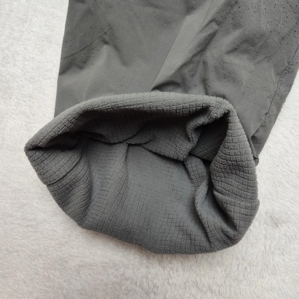 Orvis Pants Mens XL 38x32 Gray Fleece Lined Outdoor Hiking Travel Winter Work‎